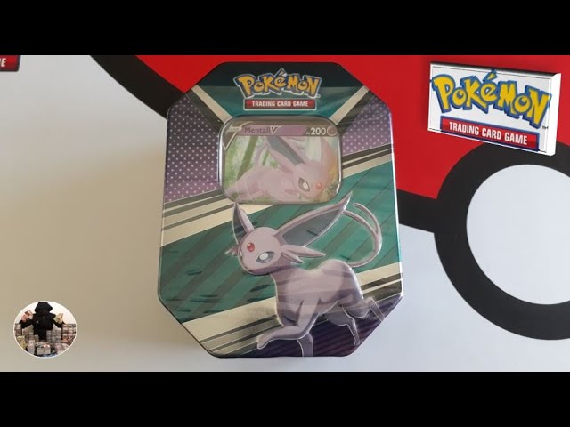 Pokebox Mentali V - 200 PV - Carte Francaise A Collectionner Pokemon - Boite  Metal Violette