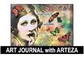 Mixed Media Art Journal with Arteza