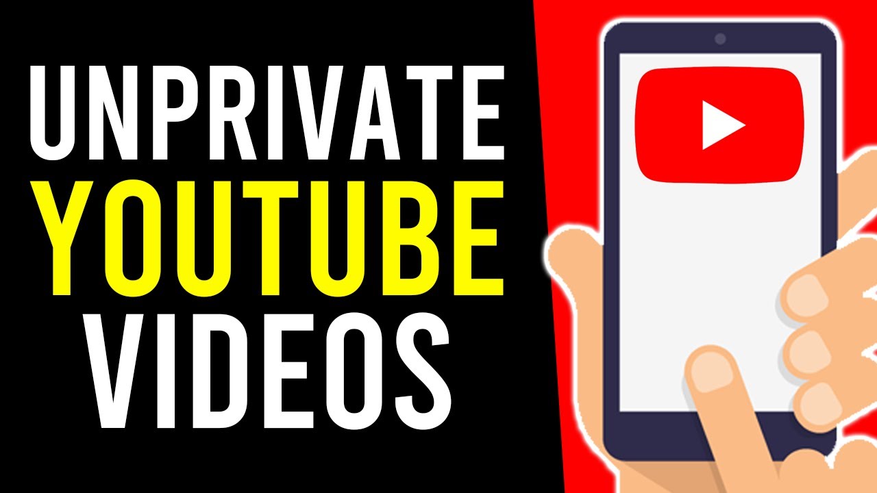 How To Unprivate Your  Videos on Phone (Private - Public) 