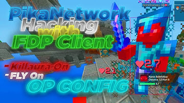 Hacking On PikeNetwork Sky NEW CONFIG with FDP Client - NO BAN - NO KICK - FLY ON! - KILLAURA ON!