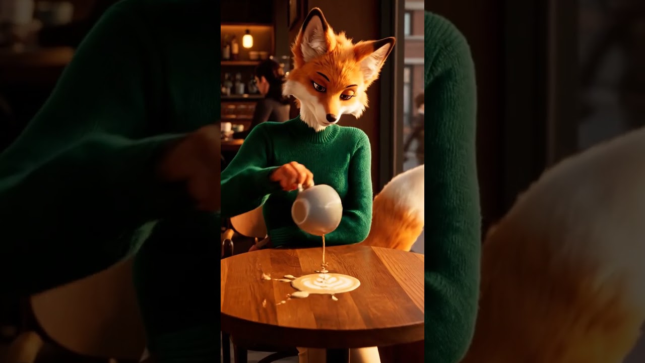 Fox Girl Coffee Fail | Hot Mess Special | Ease Loop