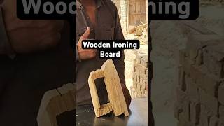 Amazing Wooden Iron Made on a Bandsaw Machine 🔥 #wood #amazing #ironingboard #shorts