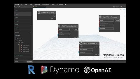ArchData OpenAI Package | ChatGPT en tu Dynamo - Revit listo para usar