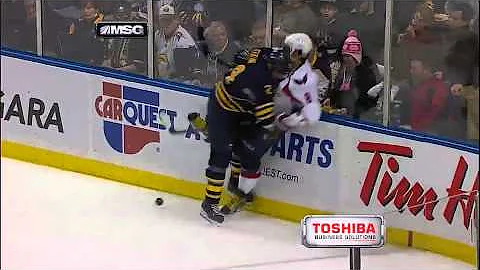 Robyn Regehr rocks Ovechkin 12/26/11