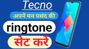 how to set ringtone in tecno spark 8c | tecno spark 8c me ringtone kaise lagaye