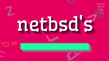 How to say "netbsd