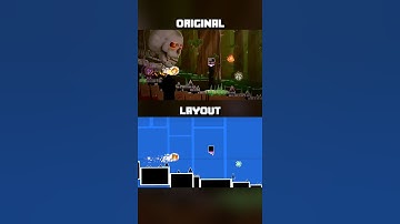 Skeletal Shenanigans: Original vs Layout [Comparison] | Geometry Dash 2.2 #shorts