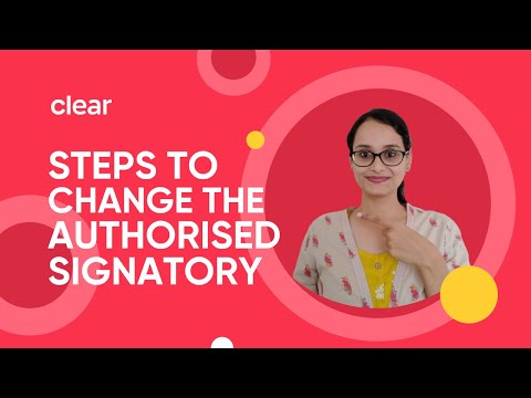 How to Change Mobile Number and Email ID of Authorised Signatory | How to Amend Authorised Signatory