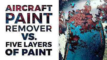 How to: Aircraft Paint Remover & Stripper on 5 Layers of Paint