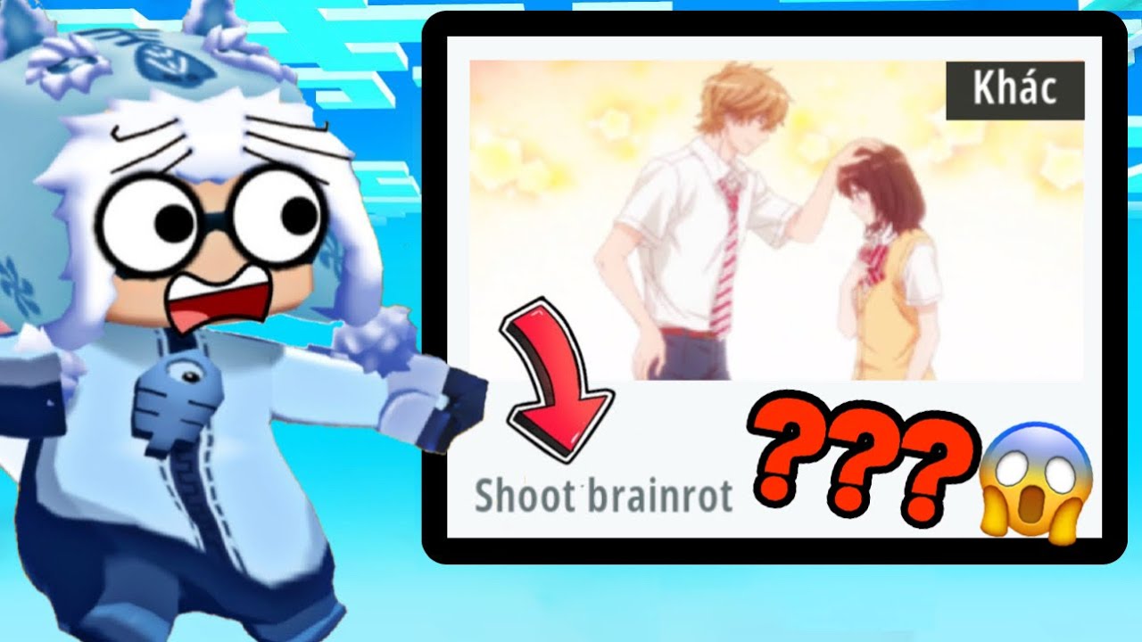 Meowpeo Bị Lừa Chơi Map Shoot Brainrot Nhưng Ảnh Bìa Thì Lại Là Anime Tình Cảm Học Đường Mini World