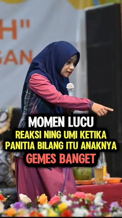 Ning Umi Laila's expression is so funny #shorts