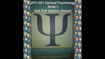 BPC-001 General Psychology #shorts #short #shortsvideo #ignou #exam #psychology #education #video