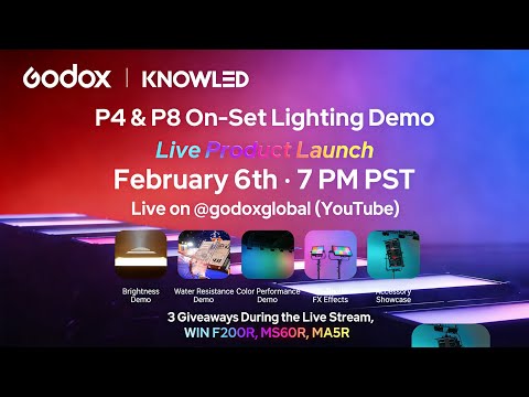 Godox l Knowled P8/P4 Live Record