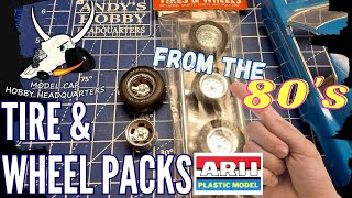 Scale Model Car Tires & Wheels Pack From The 80's Ep.311