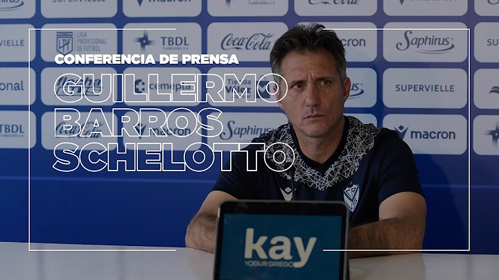 Conferencia de prensa de Guillermo Barros Schelotto