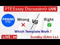 PTE Essay Discussion Live💥 Pawan Pte