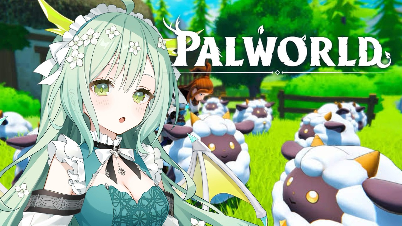 【 PALWORLD 】海上拠点作ったり色々！🐲✨【 VTuber / 緑李しゃお 】