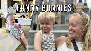 Easter at Magic Kingdom! | Hub Grass Picnic & Parade Featuring Mr. & Mrs. Easter Bunny