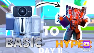 Basic to Hyper Day 1| Toilet tower Defense|