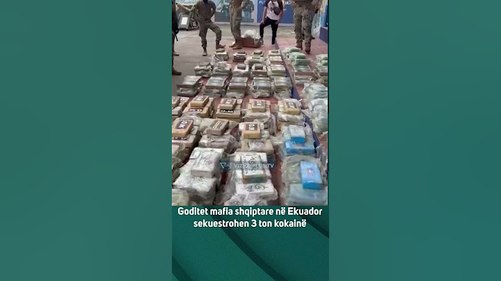 Goditet mafia shqiptare në Ekuador, sekuestrohen 3 ton kokainë - Vizion Plus