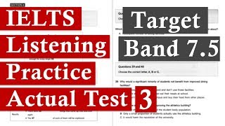 The Best Preparation For Ielts Listening Actual Test 3 With Answers