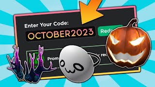 *7 NEW CODES* OCTOBER 2023 Roblox Promo Codes For ROBLOX FREE Items and FREE Hats (NOT EXPIRED)