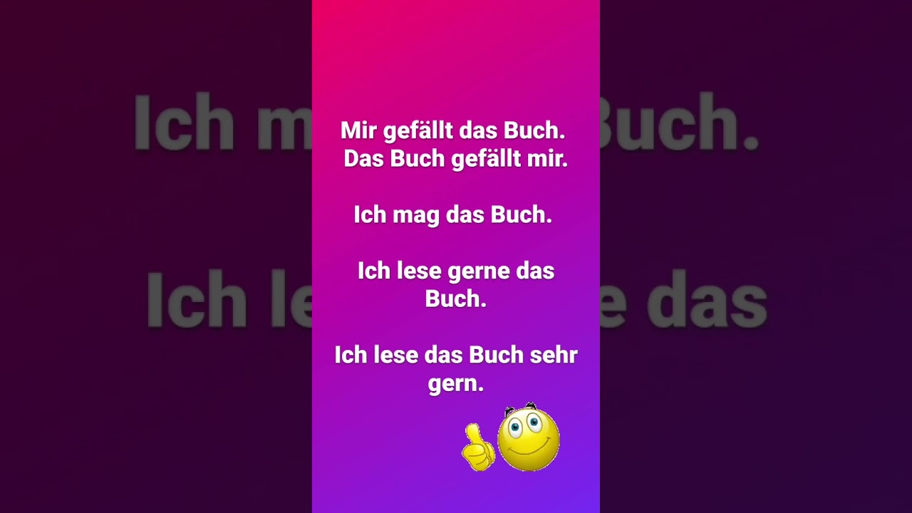 Как сказать мне нравится по немецки - YouTube