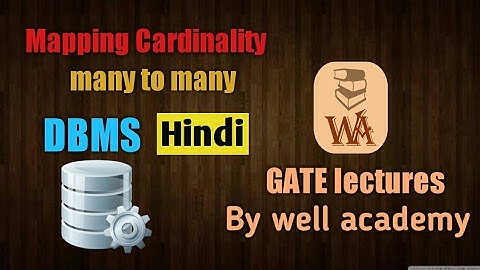 Relationship type in dbms with example | many to many relationship | DBMS gate lectures in hindi |#8