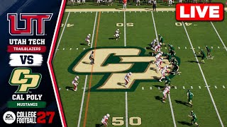 Utah Tech vs Cal Poly | NCAA Football Week 8 - October 24, 2026 College Football 27 Simulation Update