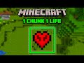 Minecraft but I only have 1 chunk | Hardcore minecraft