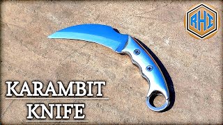 Turning a Rusty Wrench into a Shiny but Razor Sharp KARAMBIT - Random Hands Insights