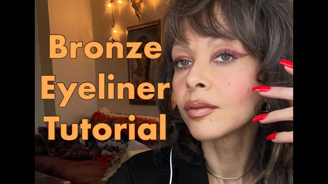 Bronze Eyeliner Makeup Tutorial Winged Eyeliner Pencil Tutorial
