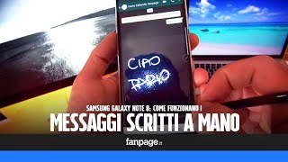 Trucchi Note 8: come funzionano i messaggi animati scritti a mano screenshot 5