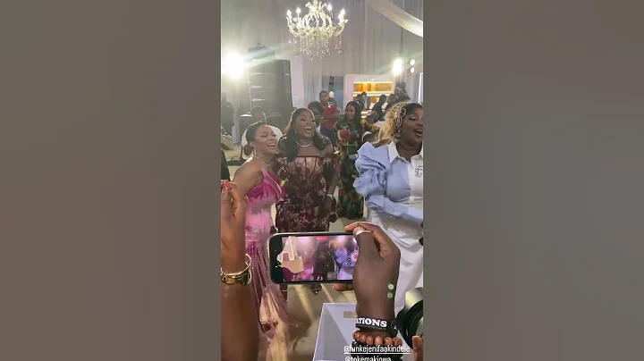 Actress Funke Akindele, Eniola Badmus and others at Toke's child dedication 🔥🥰#funkeakindele #shorts