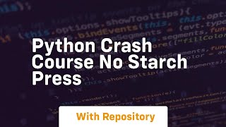 python crash course no starch press