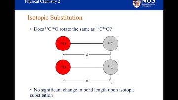 Rotational Spectroscopy - Part VIII