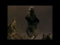 GODZILLA DOES HIS VICTORY DANCE WHILE STRANGELY FITTING MUSIC PLAYS