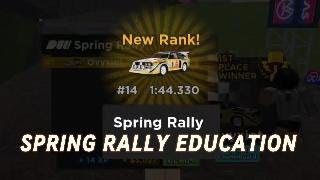 1:44.330 Spring Rally | Roblox Drive World