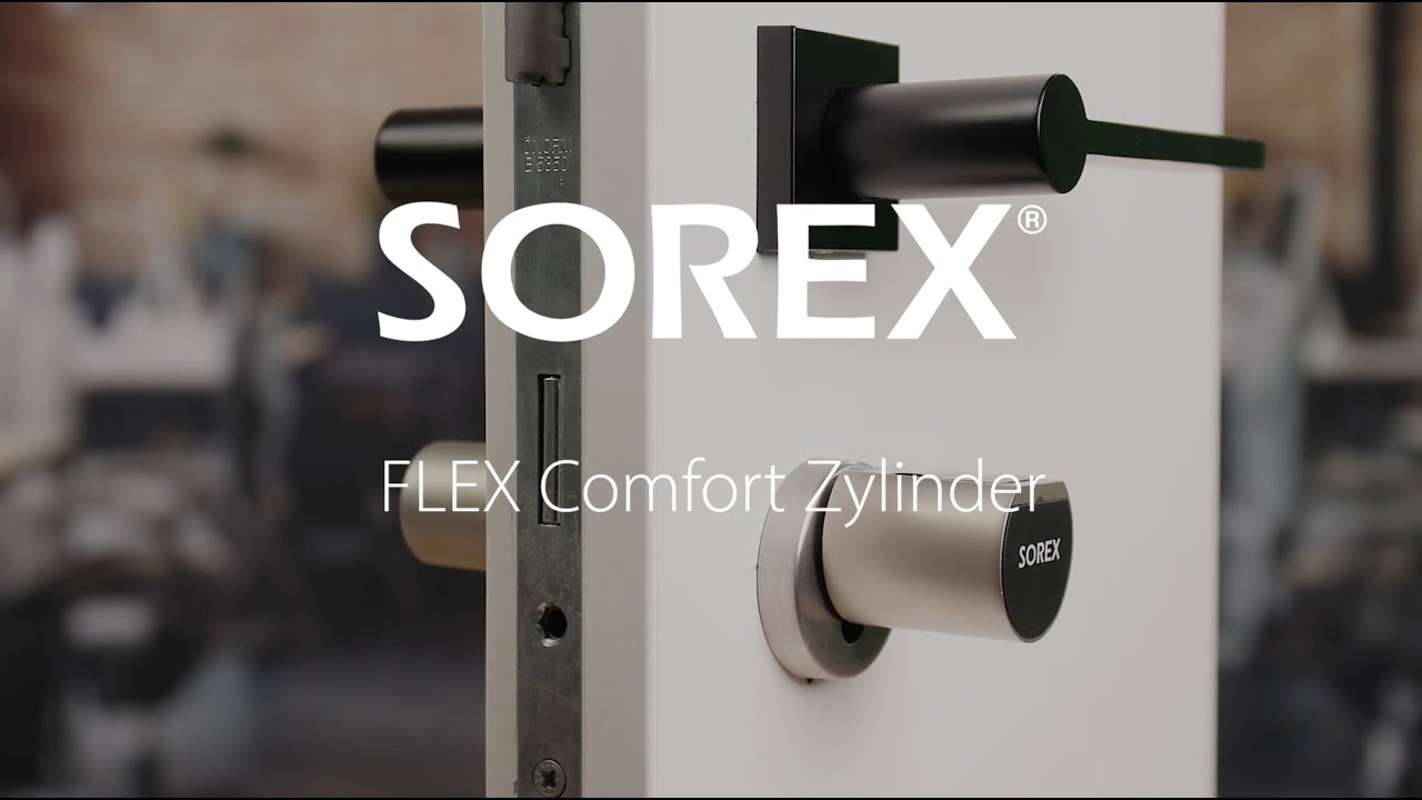 SOREX  FLEX MAX Bluetooth Fingerprint Zahlencode Türgriff Türklinke  Fingerabdruck