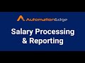 AutomationEdge RPA Bot | Excel Bot | Salary Processing and Reports based on an Excel template file