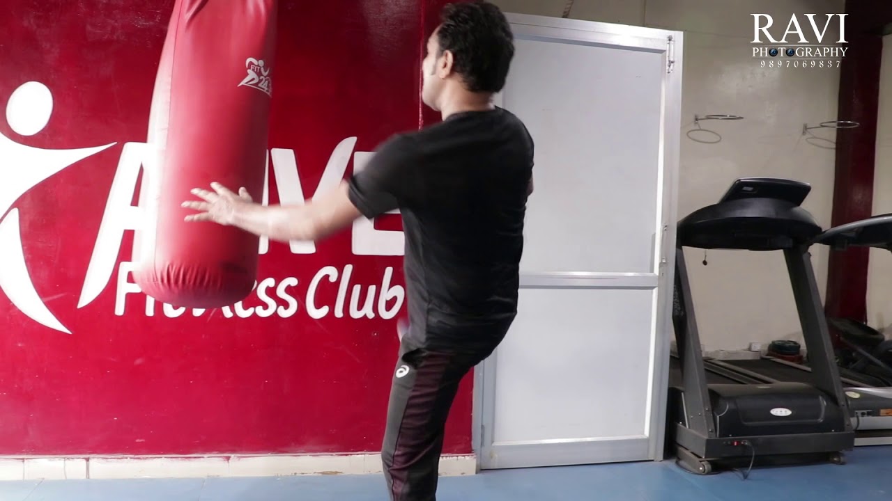 KICK BOXING PRACTICE BY AADI RAJPUT - YouTube