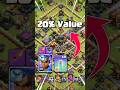 RC Invisible Spell se TH17 Down 😱 | Clash of Clans Shorts