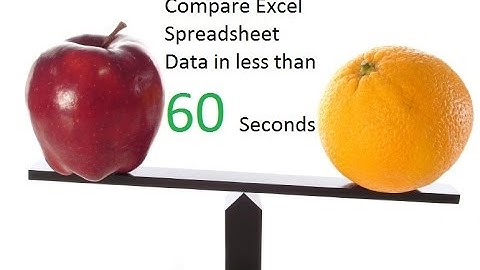 Compare Tables Data-Short Video