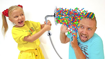 Alice Pretend Play with Colorful Toys for Kids