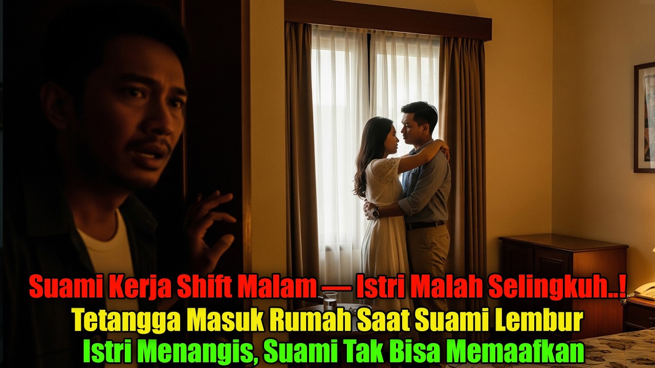 Suami Kerja Shift Malam, Istri Malah Selingkuh dengan Tetangga... Istri Nangis, Suami Minta Cerai..