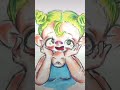【TikTok】昔流行った目が動く動画🌈 #Shorts #tiktok #イラスト