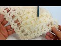 New design crochet! only 1 row very simple! crochet triangle shawl making