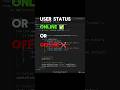 Online ✅ Offline❌ Status Checking in JS | CodingClash | #javascript #coding