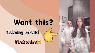 Summer coloring tutorial on android😊|| tiktokgirlstutotials screenshot 4