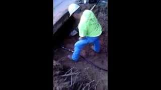 2 Water Line Extension, Punching Across The Road